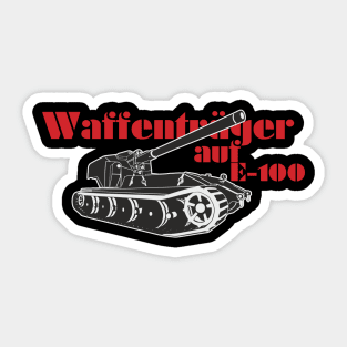 Waffenträger auf E-100 Sticker